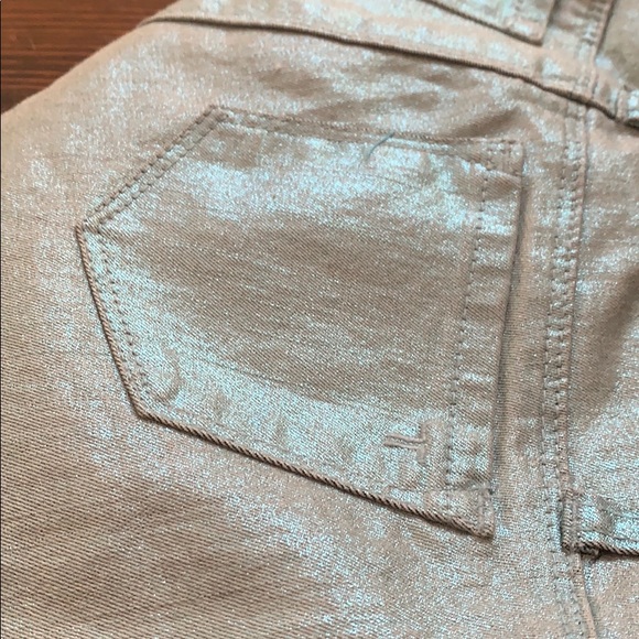 Blue/green shiny tractr jeans - Picture 5 of 5